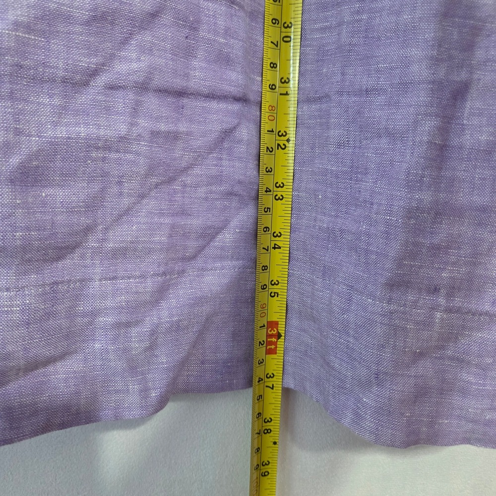 Lilly Pulitzer Mialeigh Elbow Sleeve Linen Shift Dress 16 Lilac Coastal Resort - Picture 10 of 16